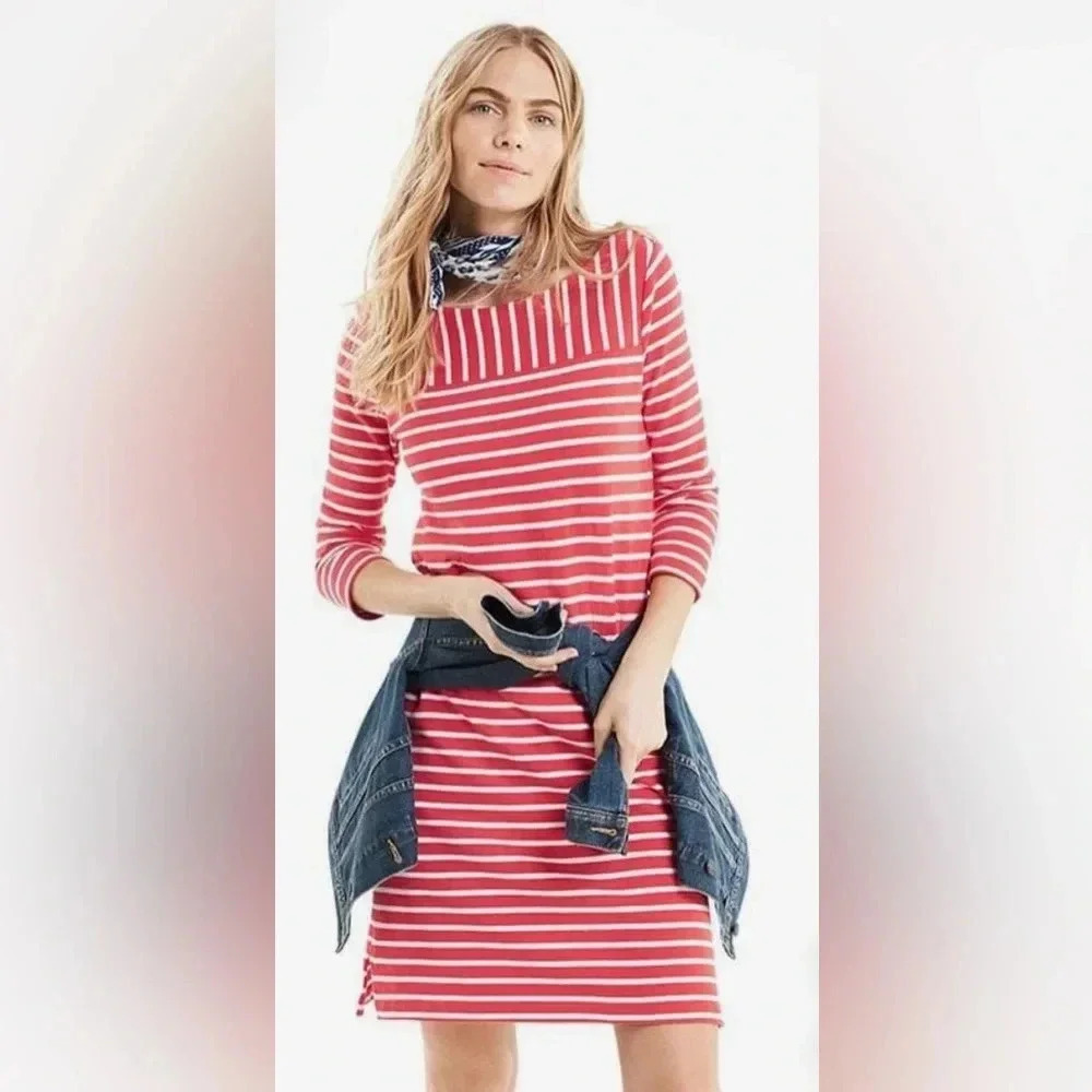 Land’s End 3/4 sleeve nautical sailor tee shirt dress